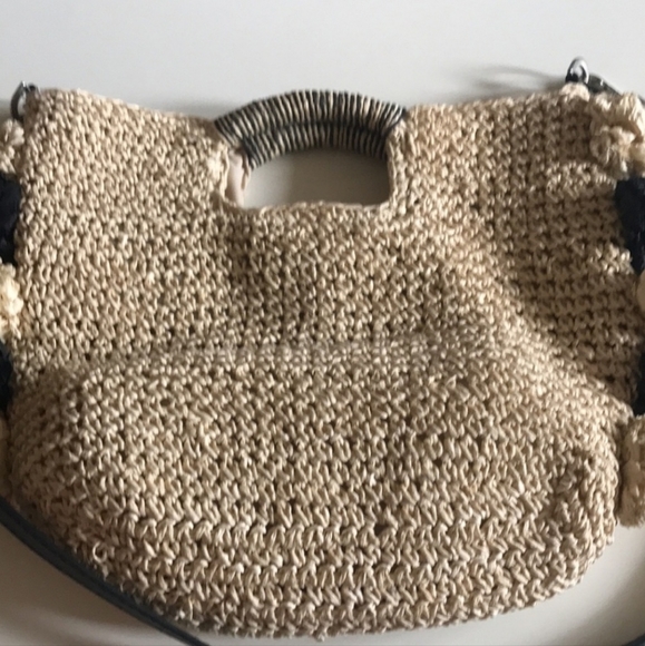 Topshop straw pom-pom purse - Picture 15 of 15